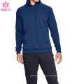 Athletic Slim Plain Polyester Hoodies